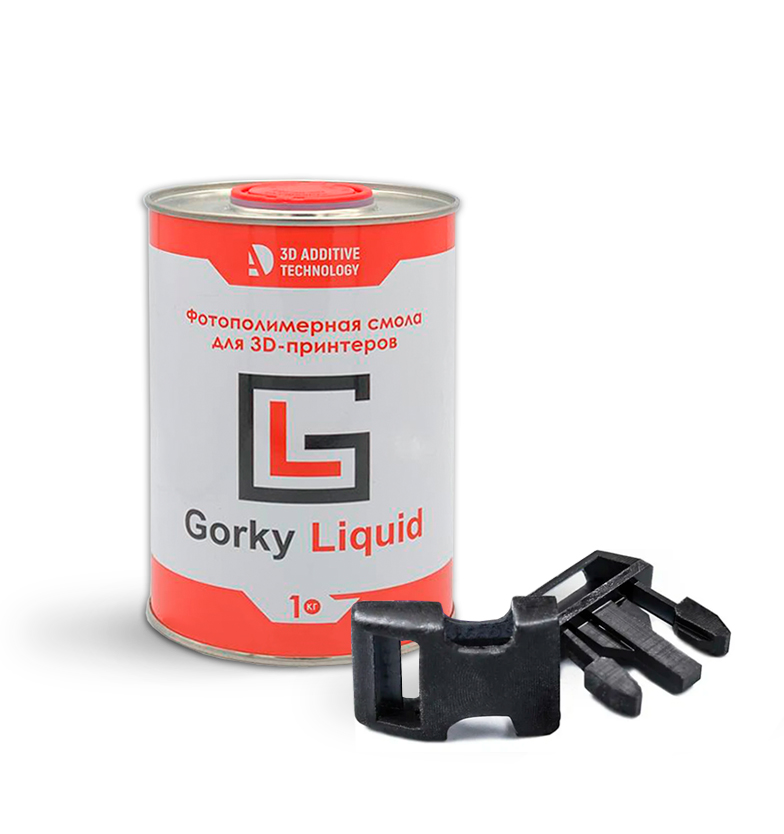 Фотополимерная смола Gorky Liquid Durable, черная (1 кг)