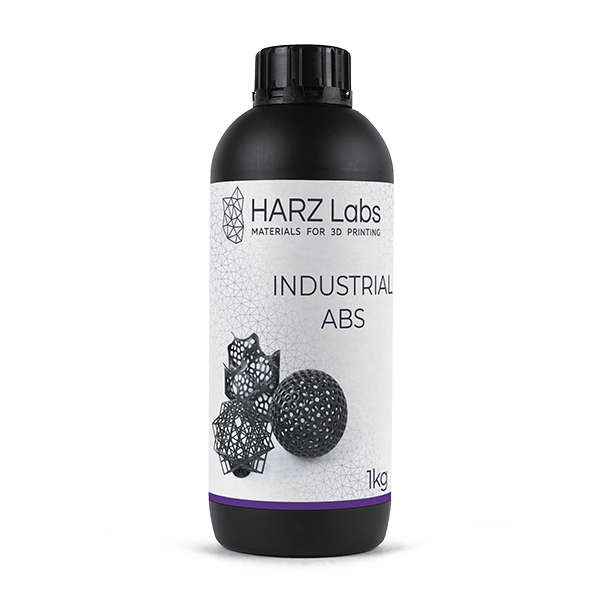 Фотополимер HARZ Labs Industrial ABS Resin, черный (1000 гр)