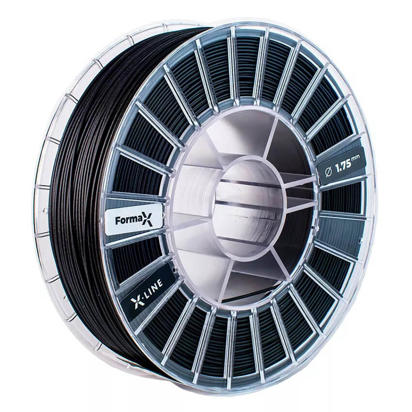Катушка пластика REC X-line UltraX 1.75мм 0,75 кг, черная