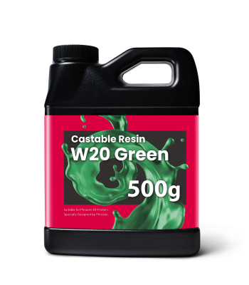 Фотополимерная смола Phrozen Castable Resin W20 Green (0,5 кг)