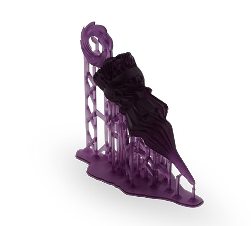 Фотополимер HARZ Labs Industrial Silicone-Compatible Model, фиолетовая (0,5 кг)