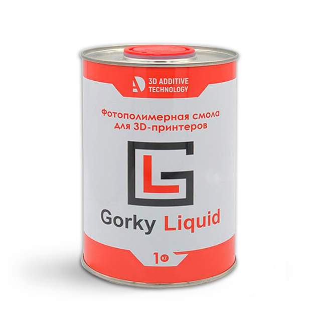 Фотополимерная смола Gorky Liquid Castable LCD, полупрозрачная жёлтая (1 кг)