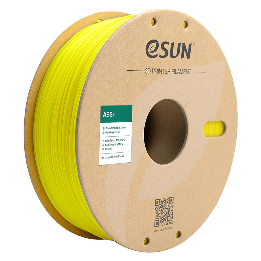 Катушка ABS+ пластика ESUN 1.75 мм 1кг., желтая