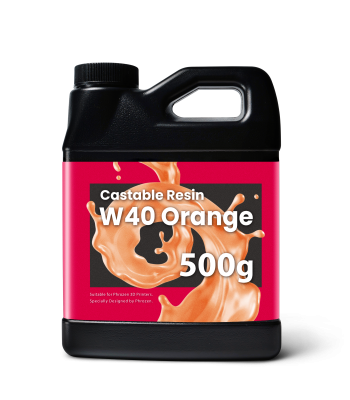 Фотополимерная смола Phrozen Castable Resin W40 Orange, 0,5 кг, оранжевая