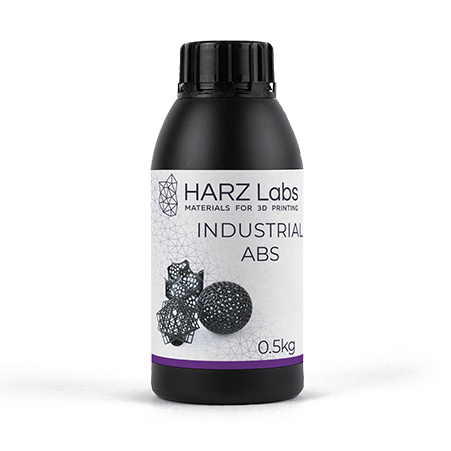 Фотополимер HARZ Labs Industrial ABS Resin, черный (500 гр)