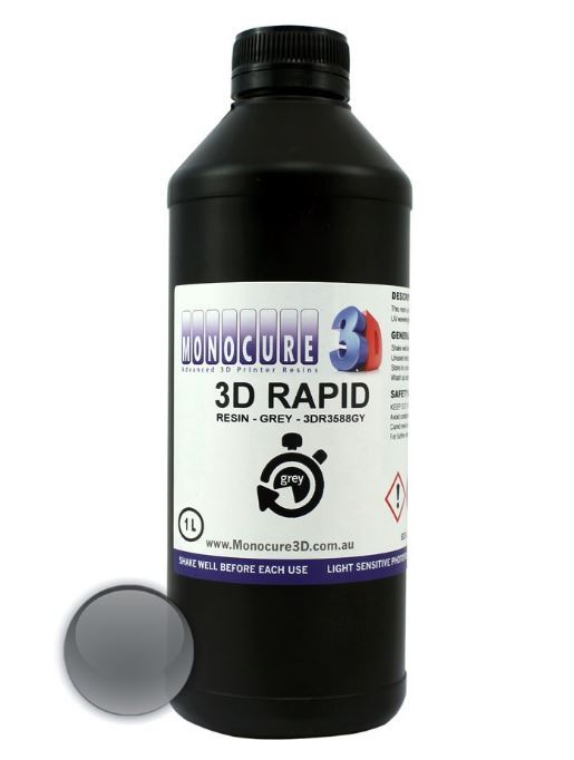 Фотополимер Monocure3D Rapid, серый, 1 л