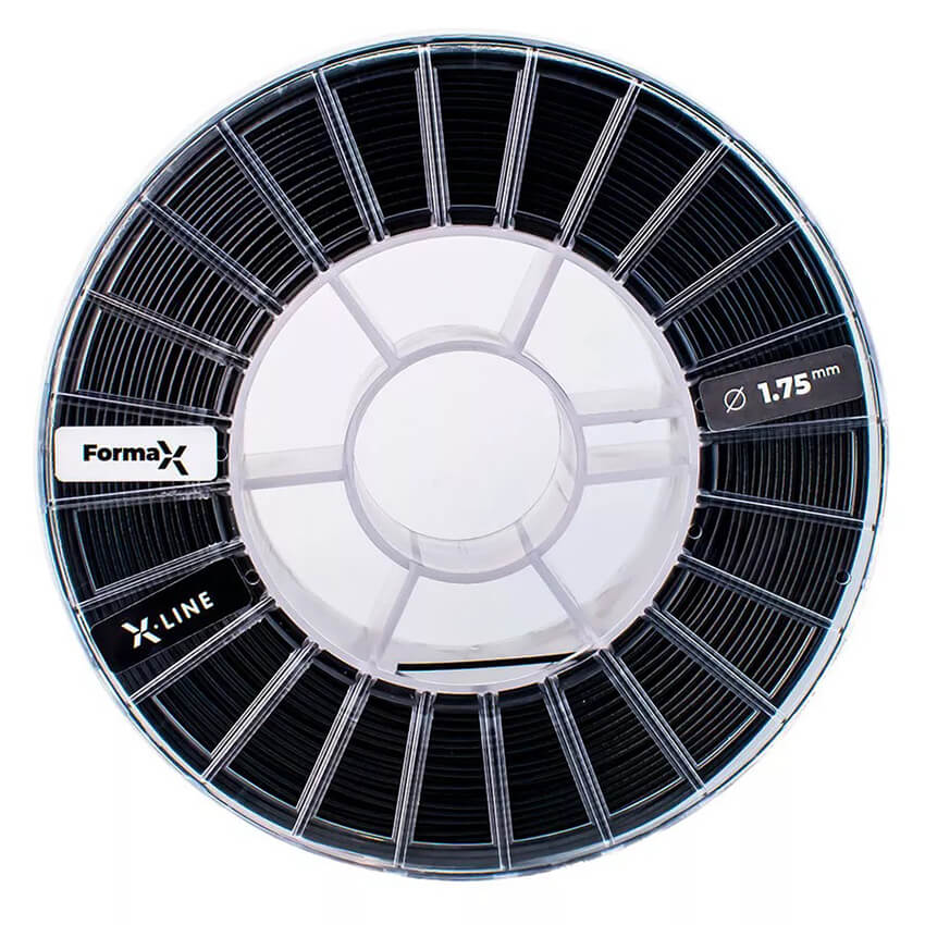 Катушка пластика REC X-line UltraX 1.75мм 0,75 кг, черная
