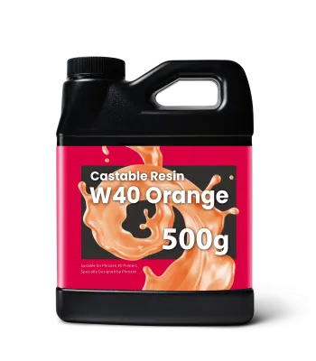Фотополимерная смола Phrozen Castable Resin W40 Orange, 0,5 кг, оранжевая